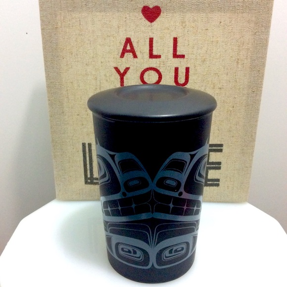 Native Northwest ceramic mug with orca - Picture 2 of 7